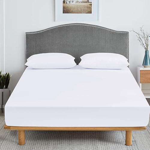 Vista 18 de IR Imperial Rooms Sábana bajera ajustable tamaño King – Sábanas bajeras de 16 pulgadas de profundidad de 16 pulgadas de microfibra suave premium