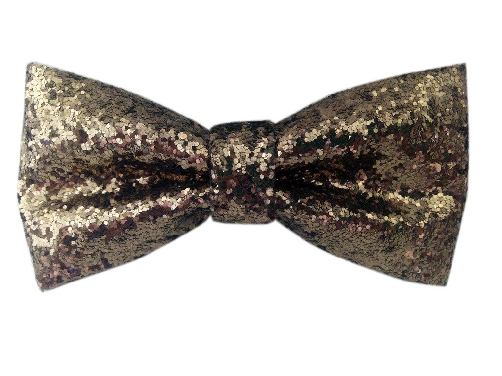 BLACKSMITH Bling It Gold Bowtie for Men Bow Tie