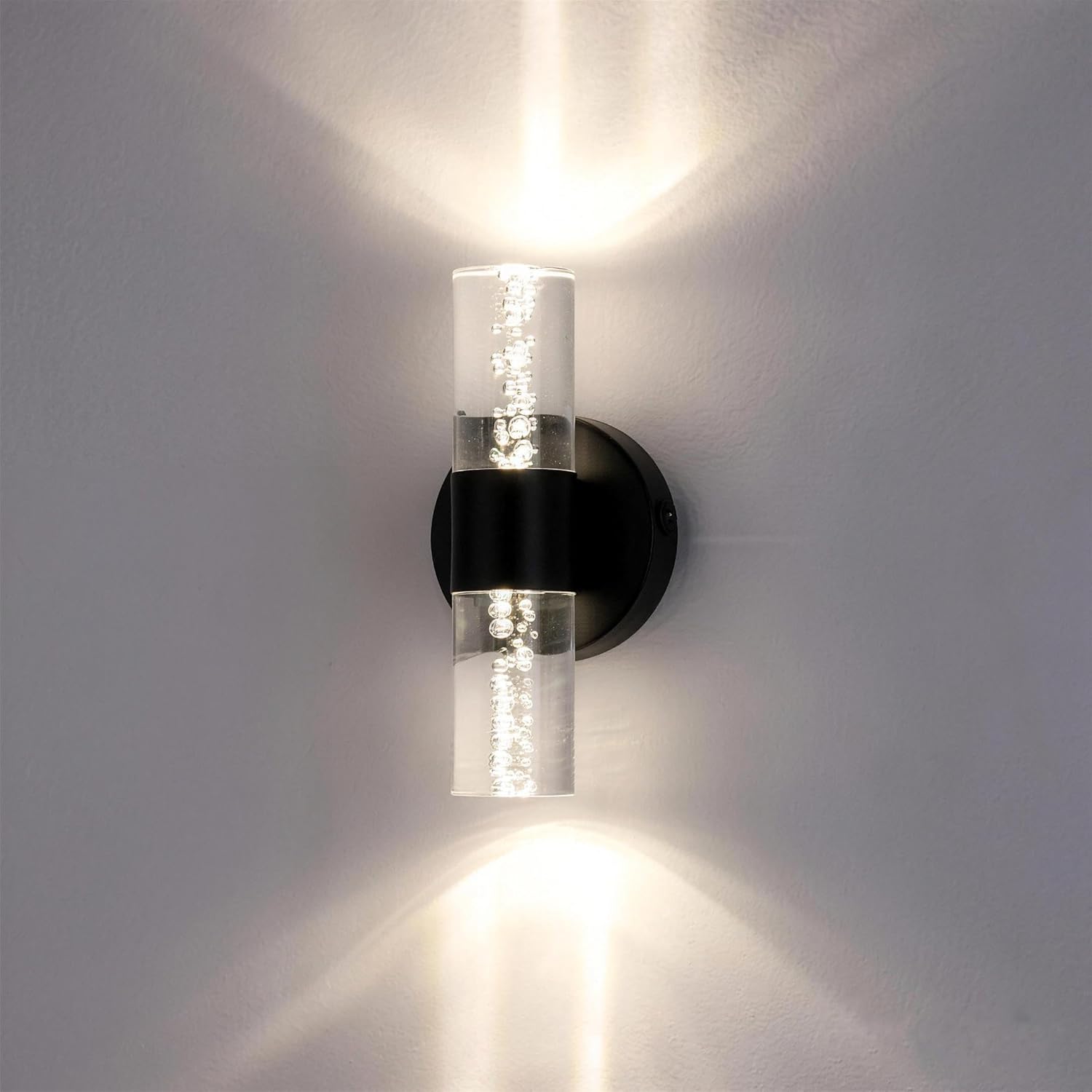 12V LED RV Wall Sconce Light Fixture with ON/Off Switch, RV LED Bedside Reading Lamp with Seeded Acrylic Lens, 6W, 4000K Nature White Interior Light for RV, Marine, Motorhome