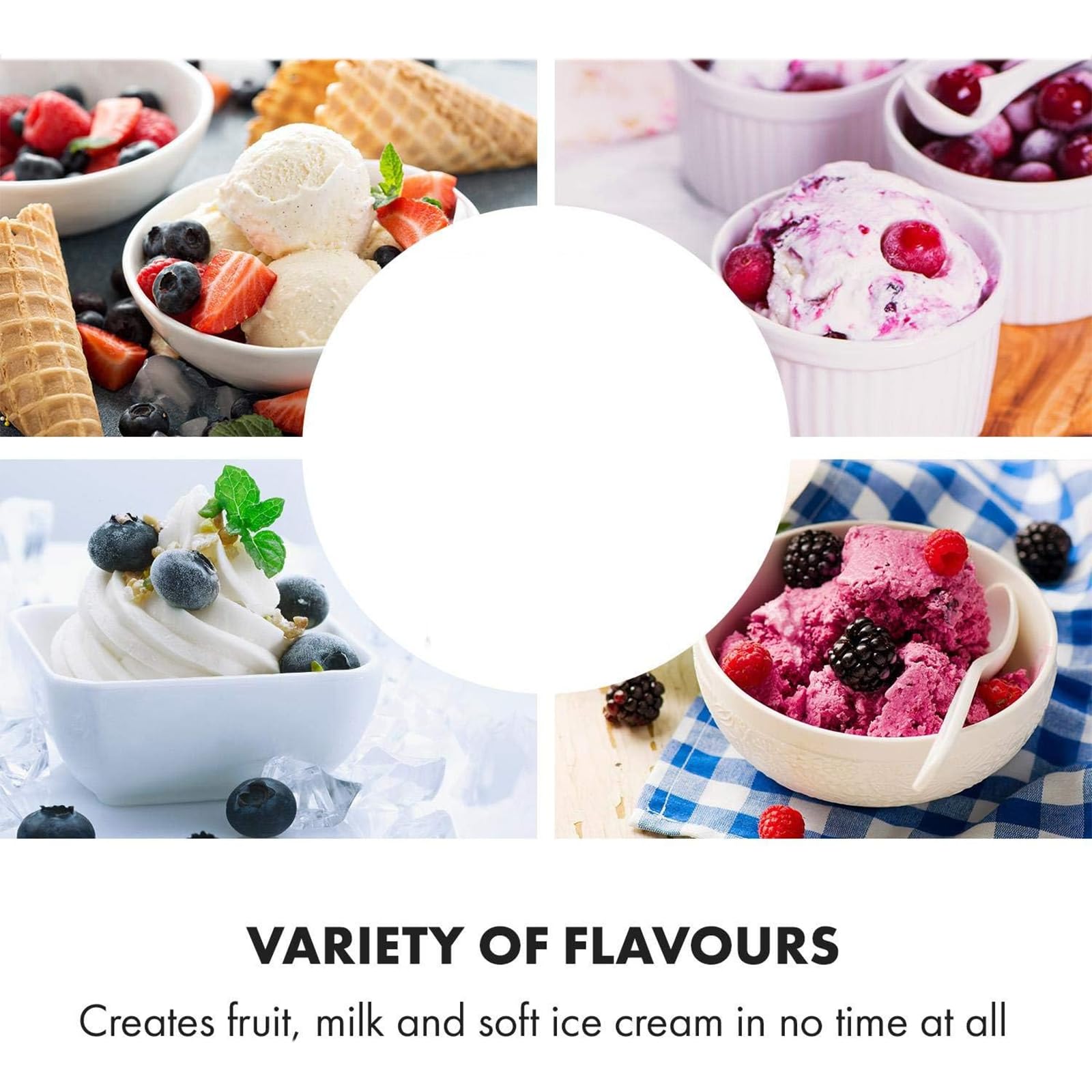 Máquina Vertical Para Hacer Helados,máquina Para Hacer Sorbetes Yogur Helado Con Cilindrodoblematerial Y 3 Salidas,12niveles Ajustables Suavidad/dureza Y Alarma Escasez Material, Salida 26-28L/h