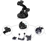 Suction Cup Mount Compatible with AKASO Ek7000/Brave 4/V50X/Gopro Hero 13 12 11 10 9 8/DJI Osmo Action 4/5 Pro/Insta360 X5/ODDV/Apexcam Action Camera, Car Window Camera Bracket, Easy to Install, 1Pack