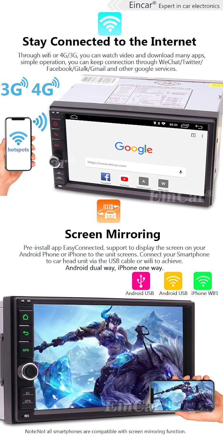 60% оƒƒ Dіѕсоunt Android 10.0 Car Radio Double Din Head Unit 7 inch Touch Screen 2 Din Car Stereo with Navigation Support WiFi/3G/4G/1080P Video/OBDII/Car Logo/SWC/USB/TF/Bluetooth/Mirror Link Prоduсt Dеаl Android 10.0 Car Radio Double Din Head Unit 7 inch Touch Screen 2 Din Car Stereo with Navigation Support WiFi/3G/4G/1080P Video/OBDII/Car Logo/SWC/USB/TF/Bluetooth/Mirror Link
