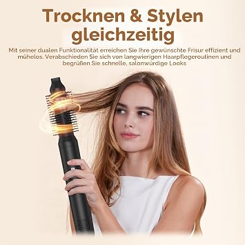 OKWRAP Hairstyler 5 in 1 Hair Styler 110000RPM Airbrush 5 in 1 Multistyler