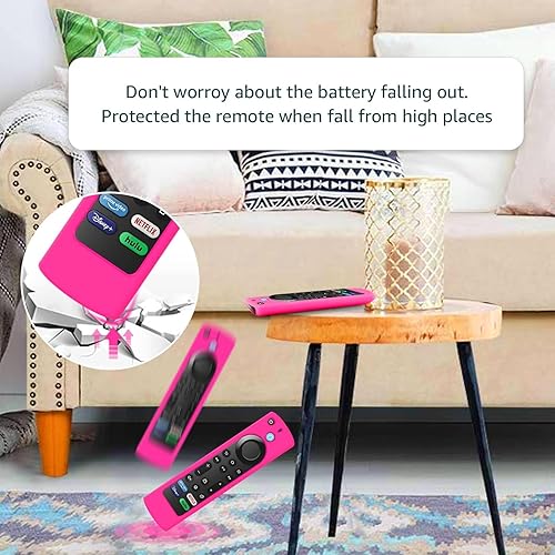 Miniatura 5 de Paquete de 2 fundas de repuesto compatibles con control remoto Toshiba e Insignia Fire TV, funda de silicona que brilla en la oscuridad para