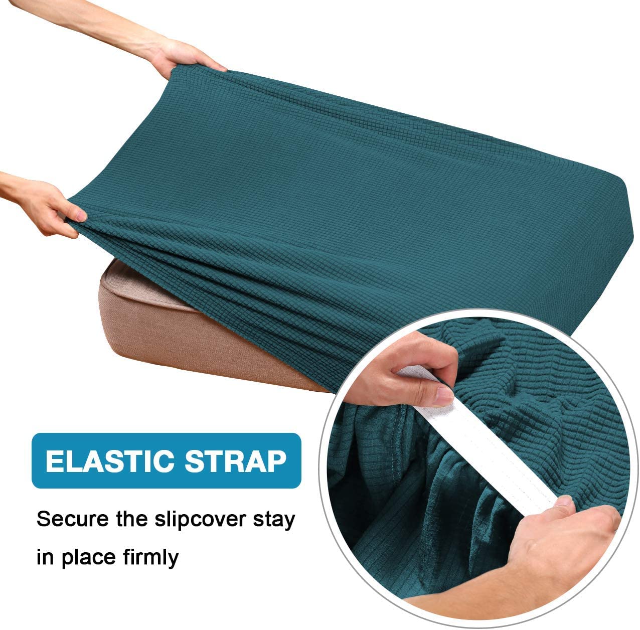 Copri Seduta per Divano Copriseduta Divano Elasticizzato copridivano 3 2 4 1 posti con Penisola con Braccioli Copri per Divano L Shape Copricuscini Divano Impermeabile ( Color : #34 , Size : 1 seat Sm