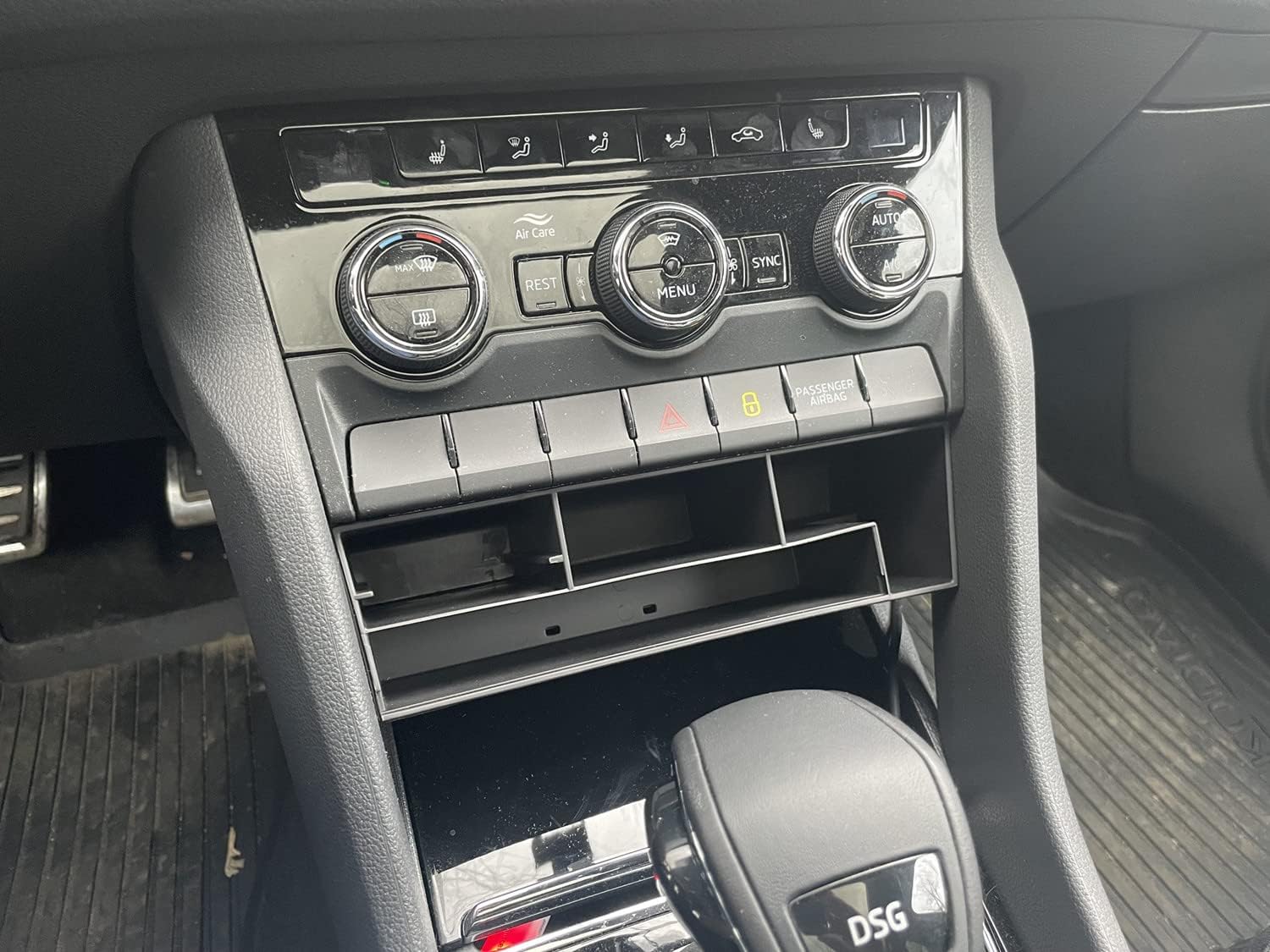 Z.MYUKI For Skoda Kodiaq Karoq 2017-2022 2023, accessories, centre console, storage compartment, central control, storage box