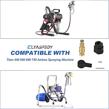 2026 New Upgraded 700258 Prime Spray Valve Kit,Drain Valve Compatible with Titan 440 540 640 740 Aftermarketr Airless Paint Sprayer,Replace Airless Spray Painting Machine Accessories