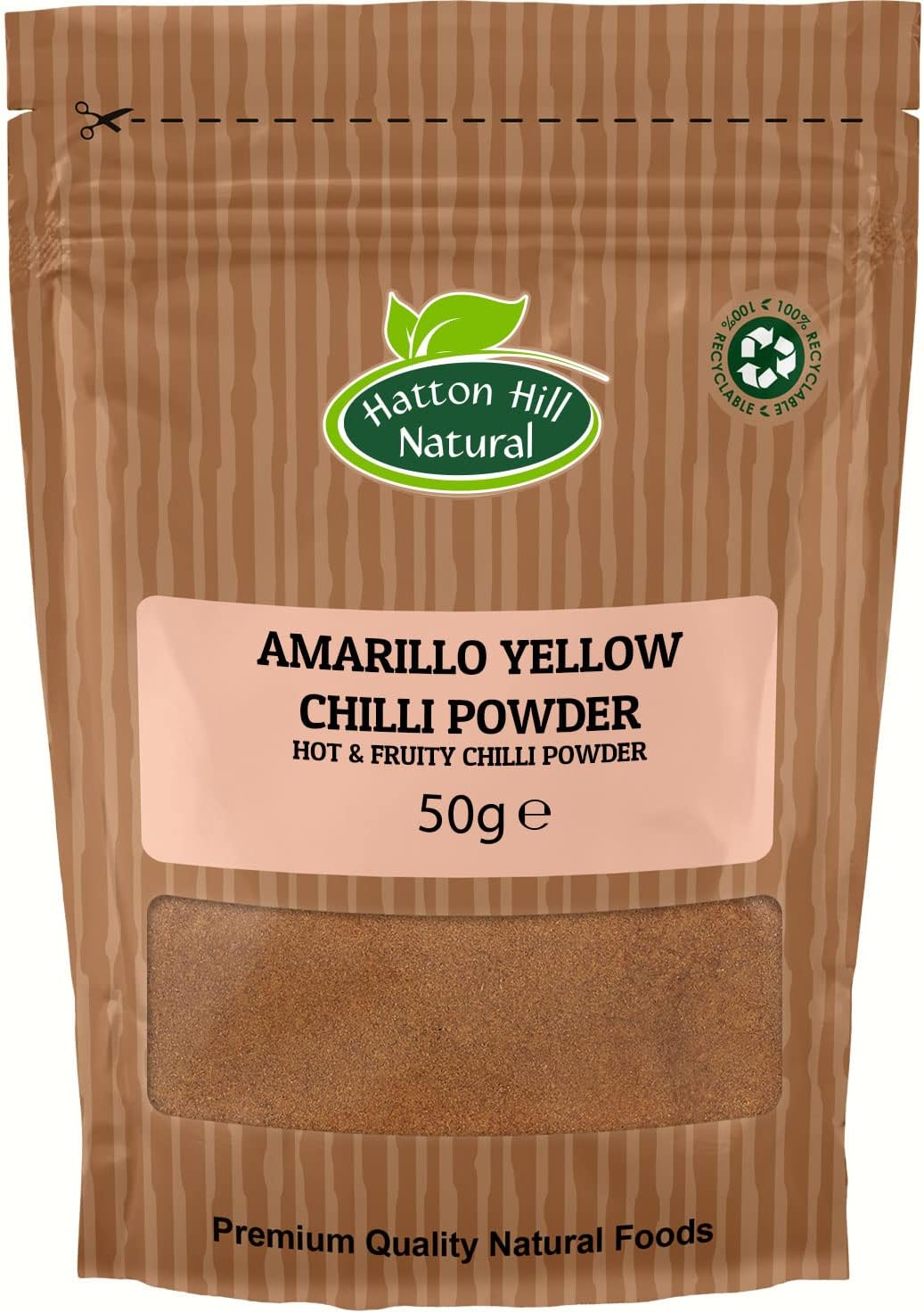 Amarillo Yellow Chilli Powder 50g by Hatton Hill
