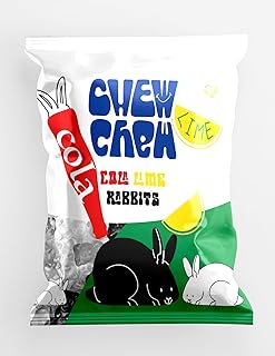 حلوى المضغ 40 غرام من حلوى الجيلي والارنب والكولا والليمون