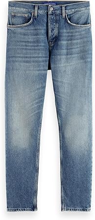 Scotch & Soda DEAN LOOSE - Wijde jeans - blue denim/blauw denim/bluedenim