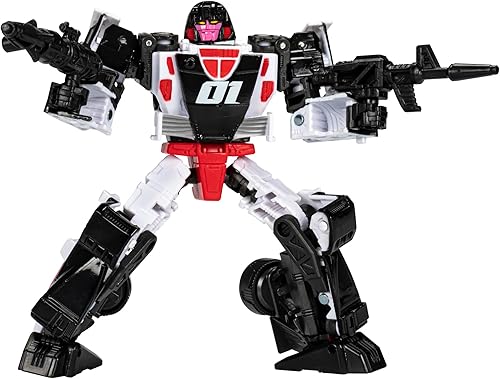 Miniatura 4 de Transformers Legacy Velocitron Speedia 500 Colección Deluxe Decepticon Crasher