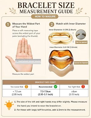 3 Pcs Acrylic Bangle Bracelets for Women, Chunky Stackable Statement Set
