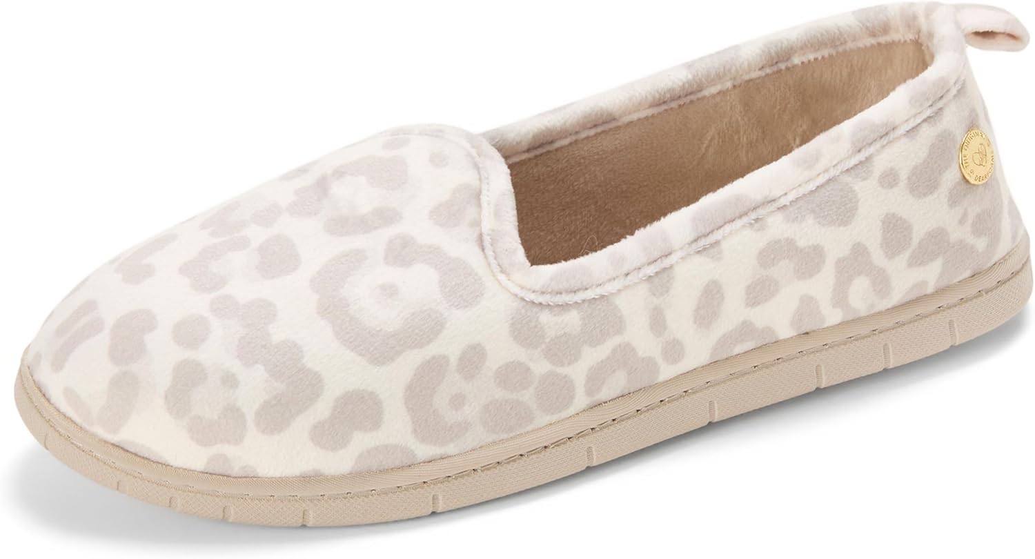 Dearfoams womens Memory Foam Slipper Gifts for Her - Rachel Closed Back House Shoe