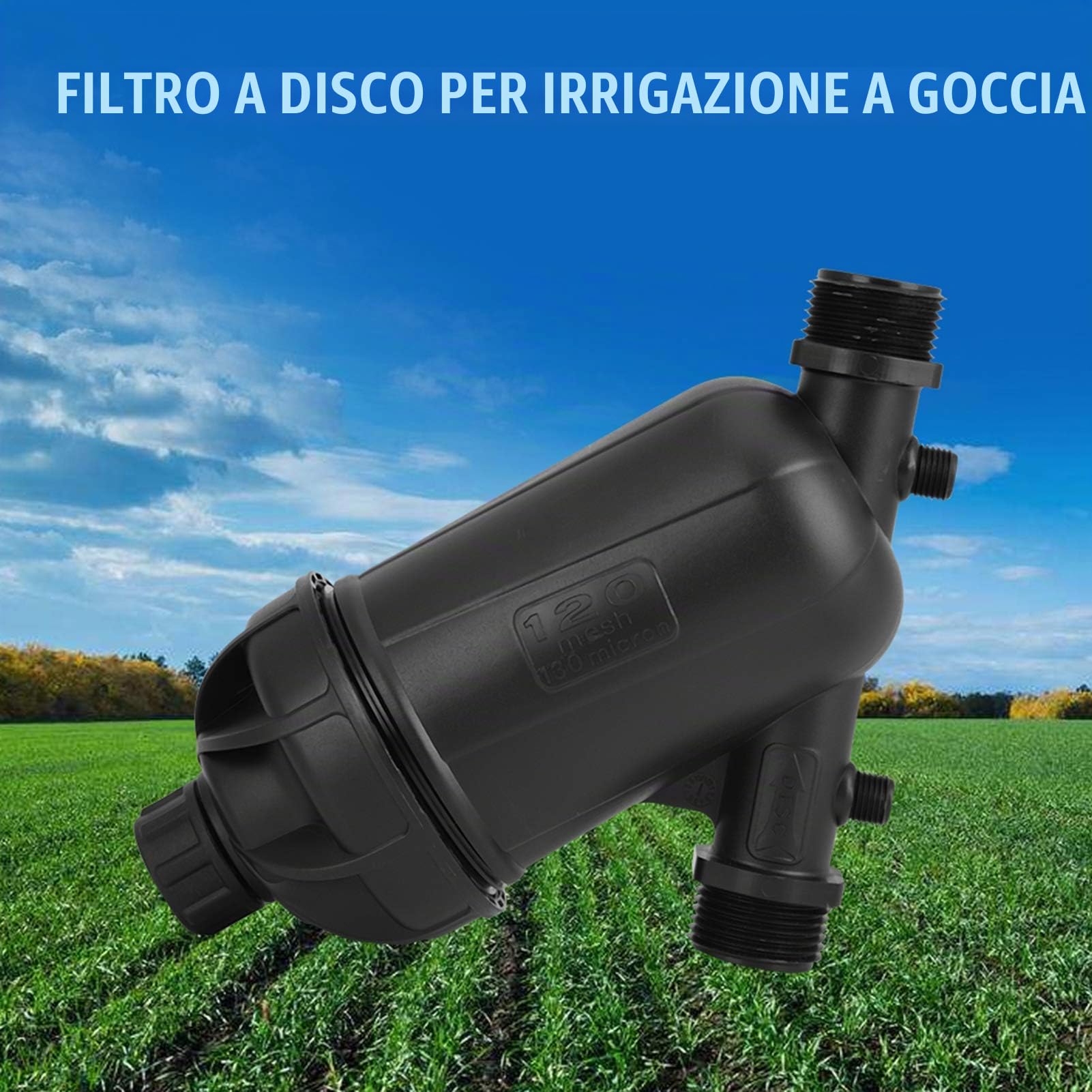 Zerodis Filtro a Disco 120 Mesh Irrigazione