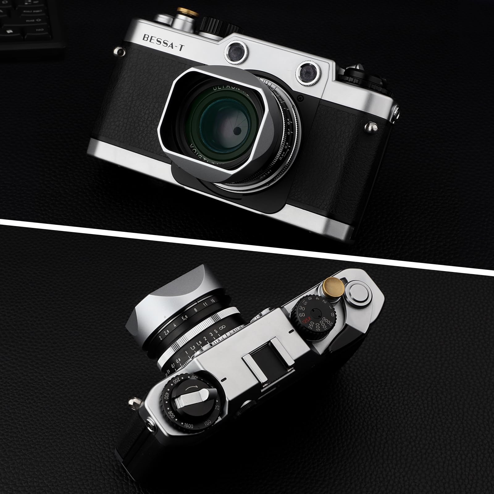 Amazon.com : Haoge Square Metal Lens Hood for Voigtlander 35mm F2