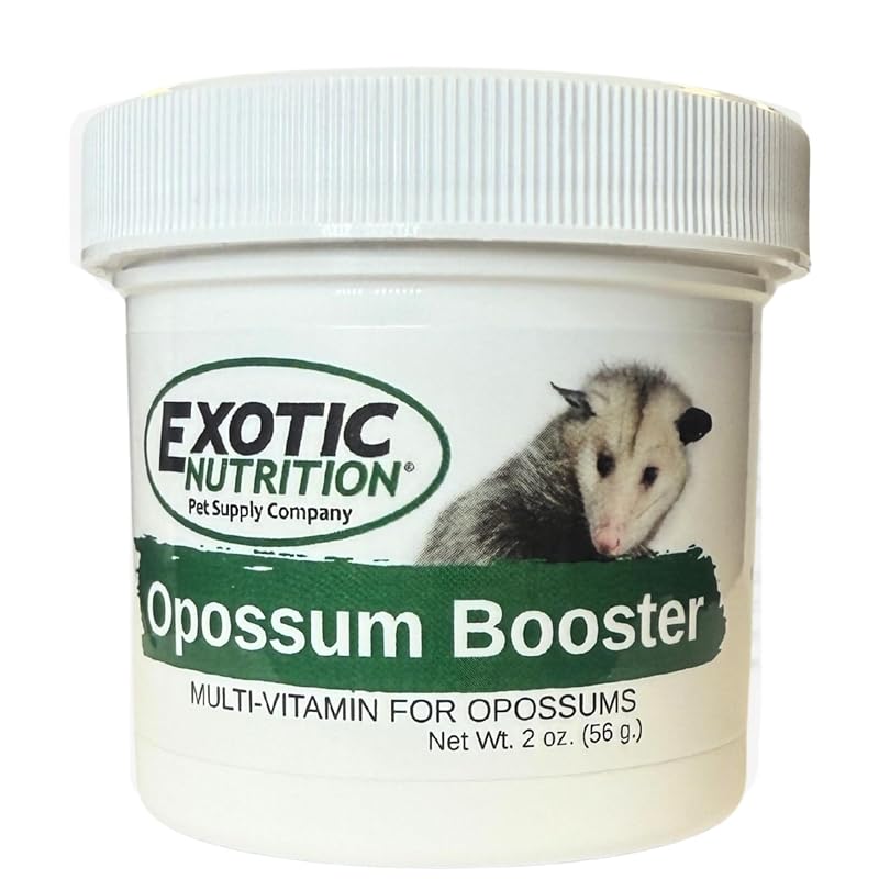 Suplemento em Pó de Vitaminas e Minerais para Gambás Exotic Nutrition Opossum Booster 56 g