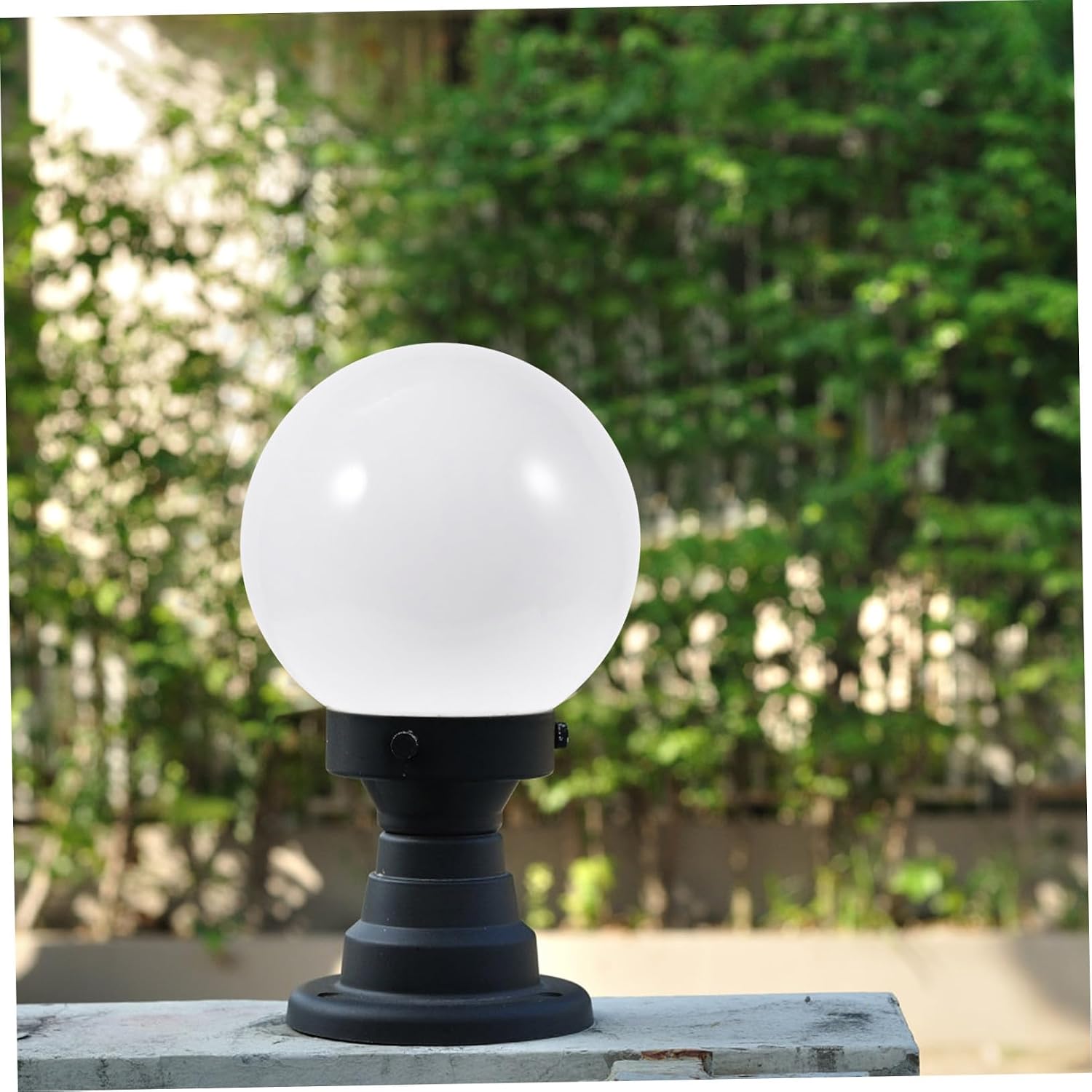 Garneck Acrylic Spherical Lampshade Light Globes for Light Fixtures Outdoor and Indoor Decorative Shade