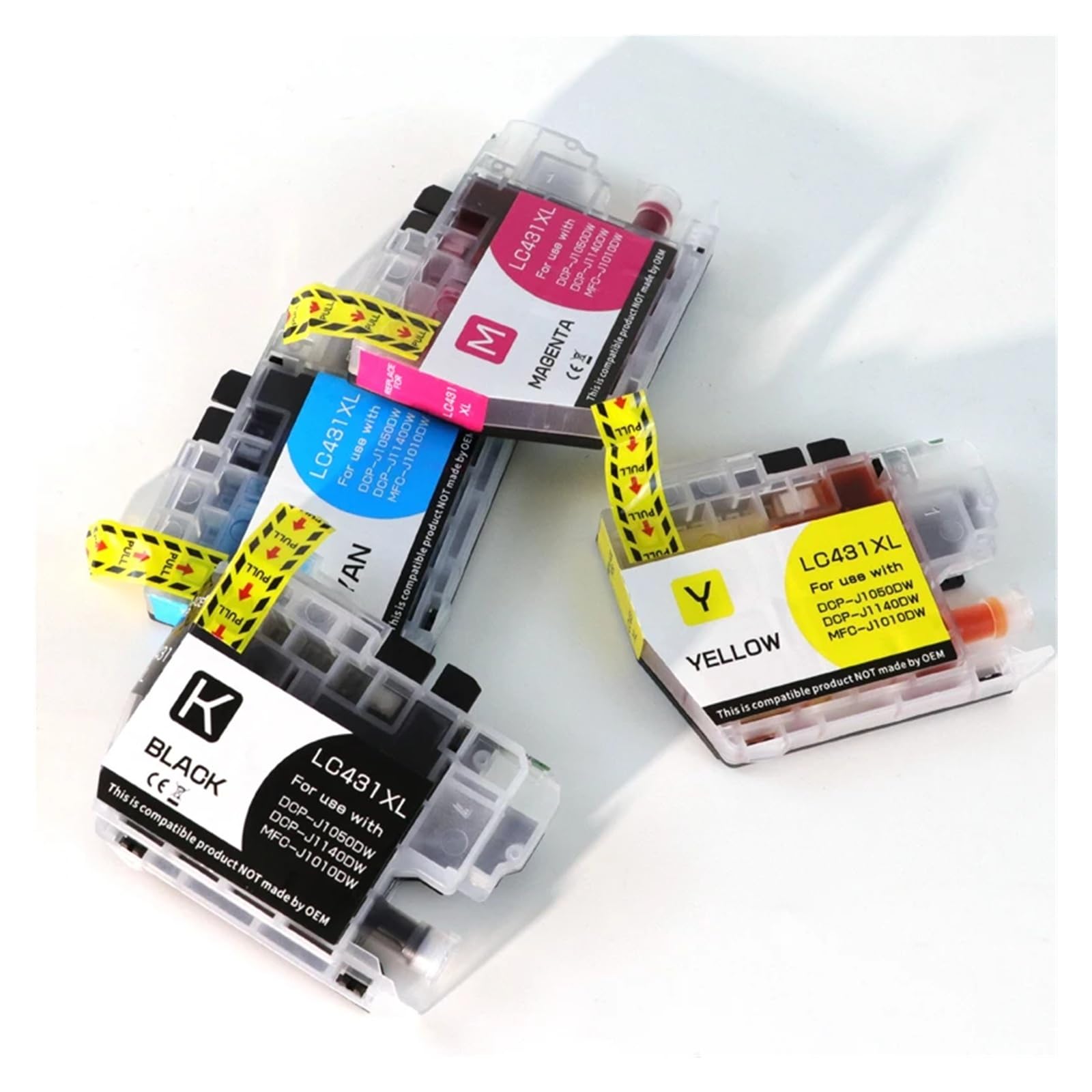 Cartuccia d'inchiostro LC431XL da 2/4/6 set, compatibile con Brother | DCP-J1050DW DCP-J1140DW MFC-J1010DW Stampante(6Set)
