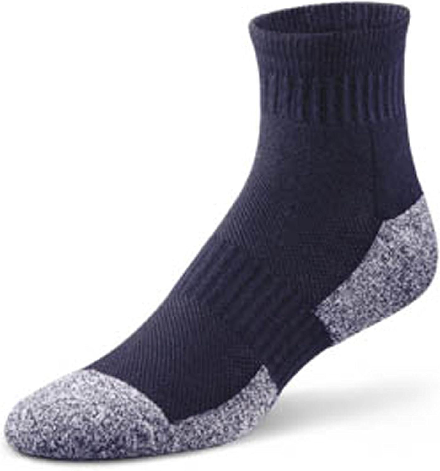 Dr. Comfort Diabetic Unisex Ankle Socks, White, Large : Health & Household