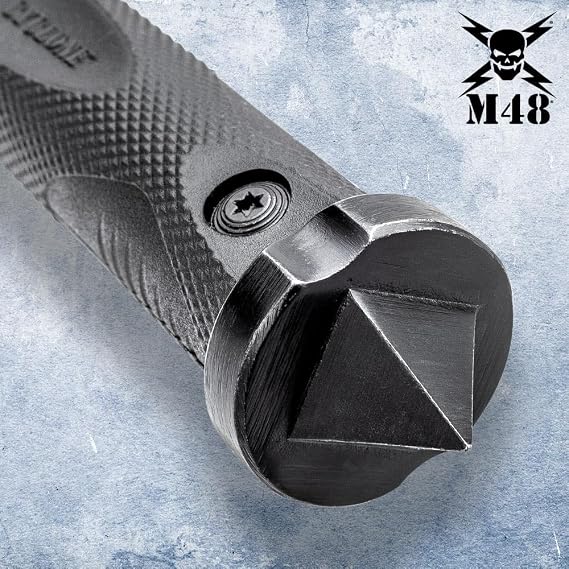 M48 Cyclone Boot Knife | 5 3/4 Stainless Steel Blade | 10 1/2 Overall | Vortec Sheath Included (Black)