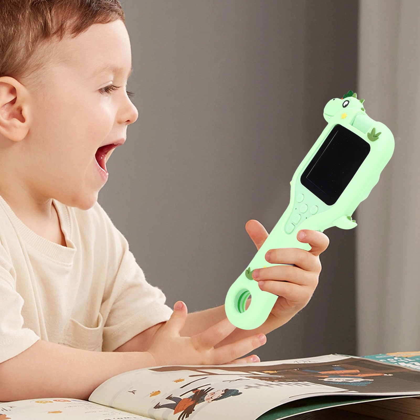 Cocoarm Microscopio per Bambini con Ingrandimento 4X, Schermo IPS da 2