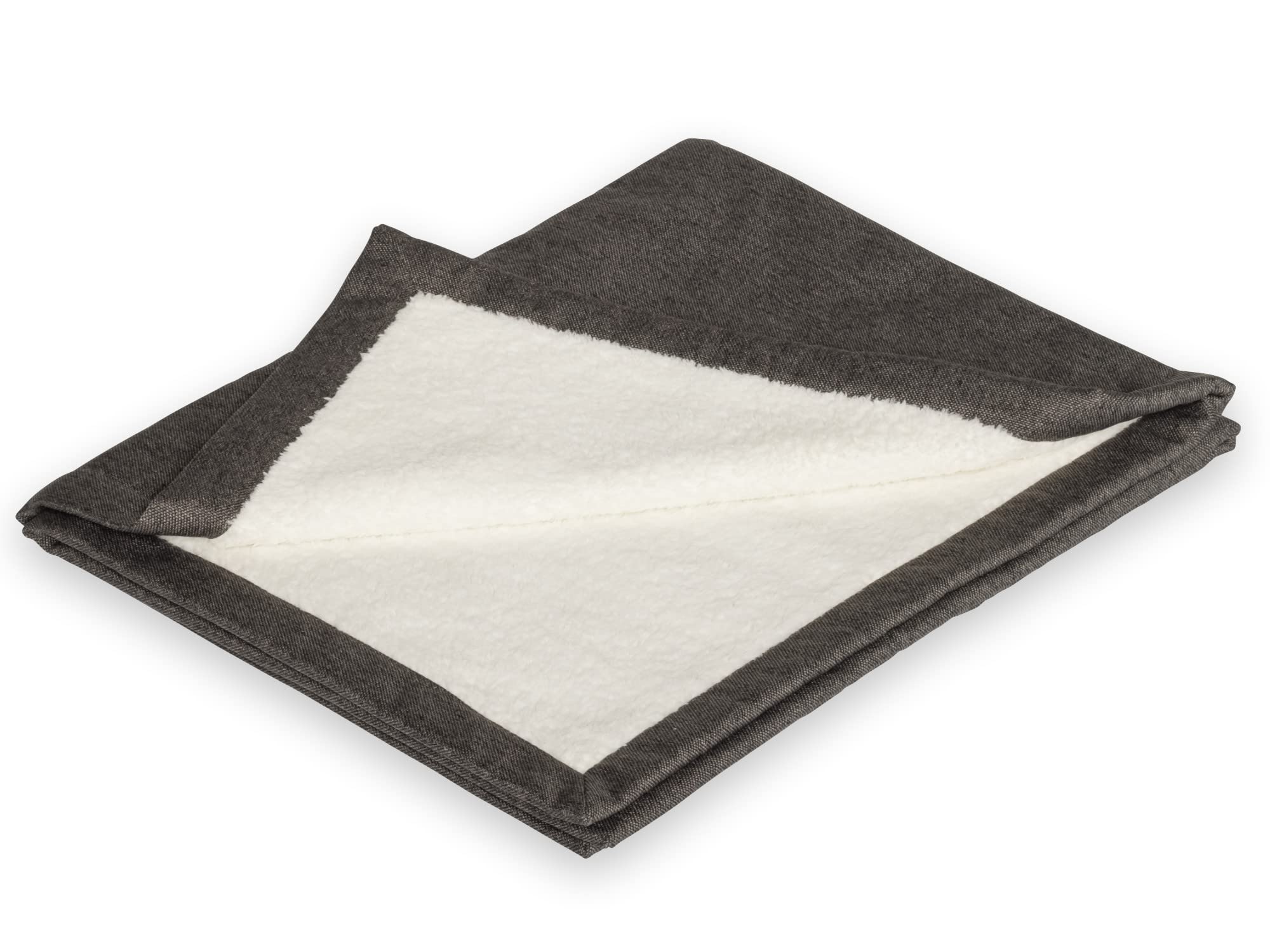 Manta para perros Cosy Plus | manta reversible para perros pequeños y grandes | lavable | en tallas S, M, L, fabricado en la UE | mullida clara o oscura (XL 140 x 120 cm, gris oscuro | mullida clara)