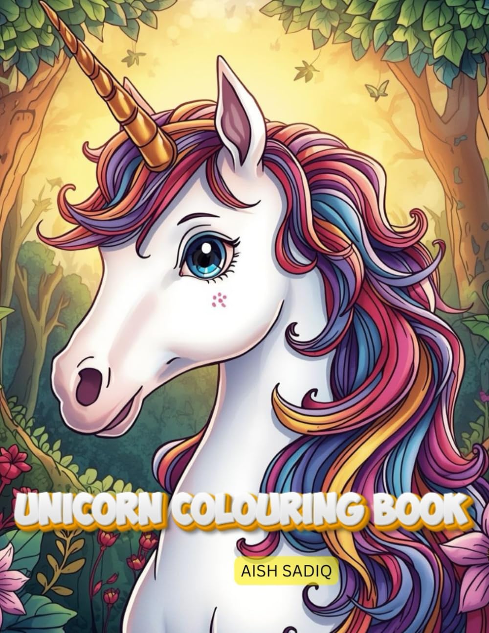 magical unicorn colouring adventure: fun pages to colour imagine and explore