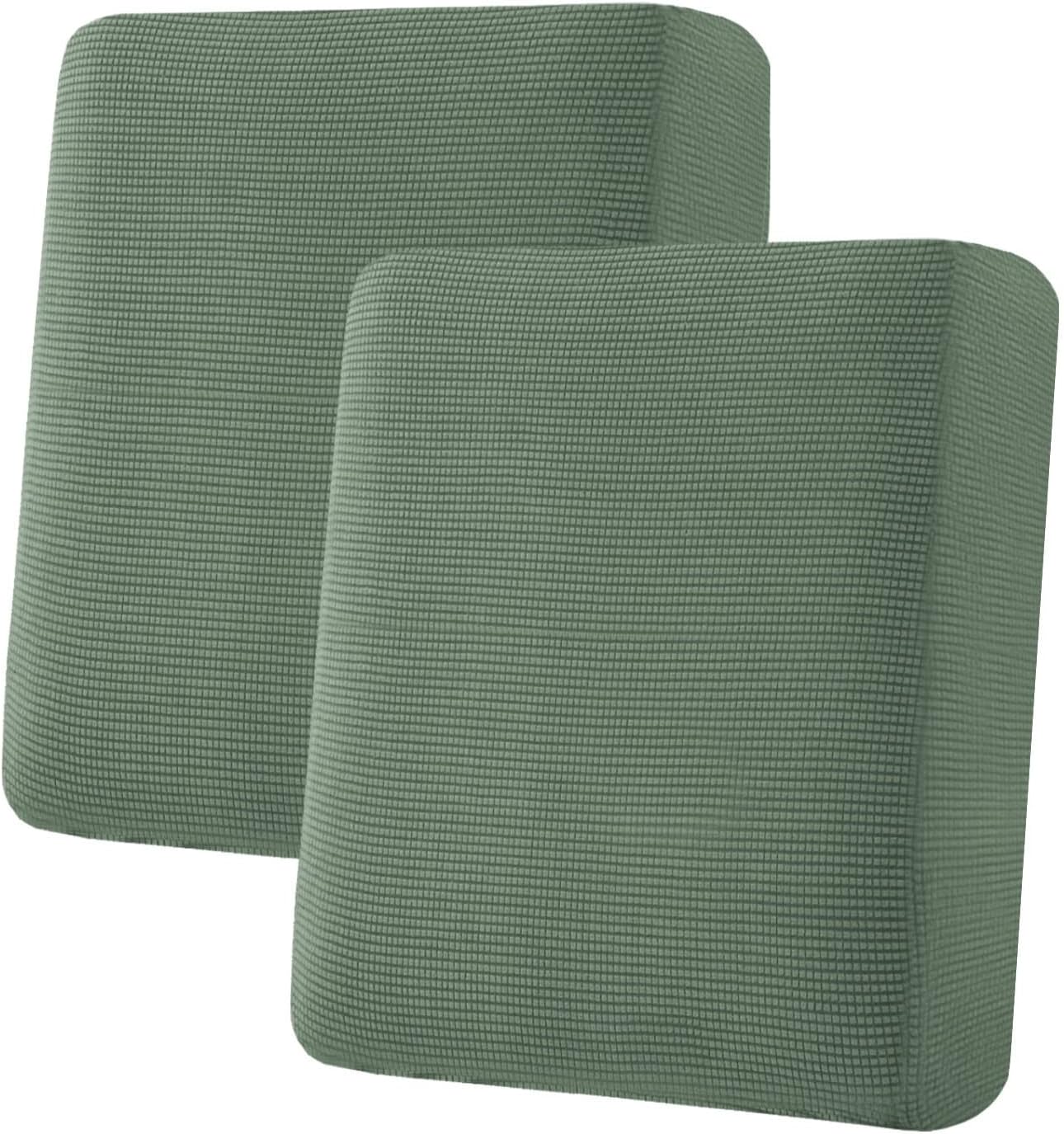 H.VERSAILTEX Super Stretch Individual Seat Cushion Covers Sofa Covers Couch Cushion Covers Slipcover Sets Thick Jacquard Textured Twill Fabric (3 Piece Sofa Cushion Covers, Dove) H.VERSAILTEX Super Stretch Individual Seat Cushion Covers Sofa Covers Couch Cushion Covers Slipcover Sets Thick Jacquard Textured Twill Fabric (3 Piece Sofa Cushion Covers, Dove)