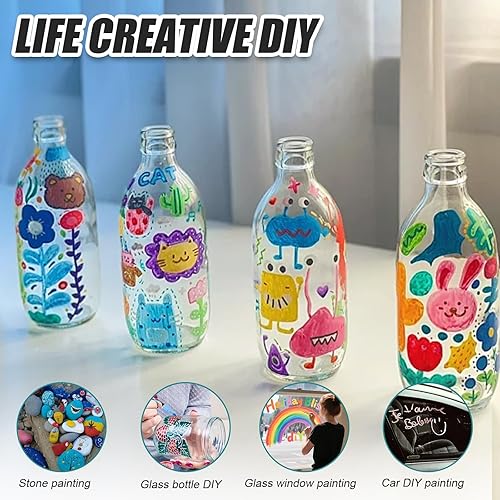 Miniatura 10 de Marcadores magnéticos de borrado en seco, marcadores de tiza líquida, punta ultrafina para calendario acrílico, marcadores de pizarra blanca con