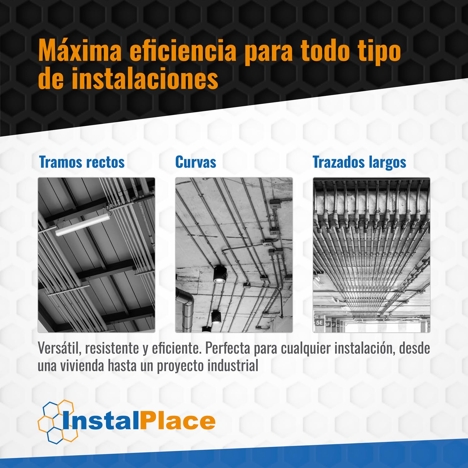 Anguila BRICO - Passacavi intercambiabili con accessori, diametro 4 mm, 15 m