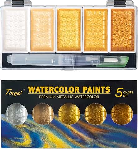 Amazon.com: metallic watercolor