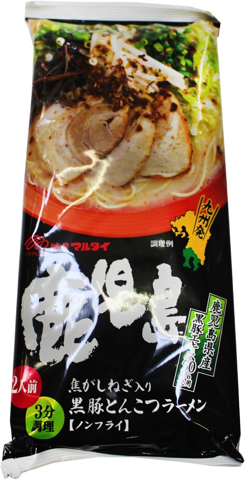 MarutaiKagoshima Kurobuta Tonkotsu Ramen Instant Noodles 3P