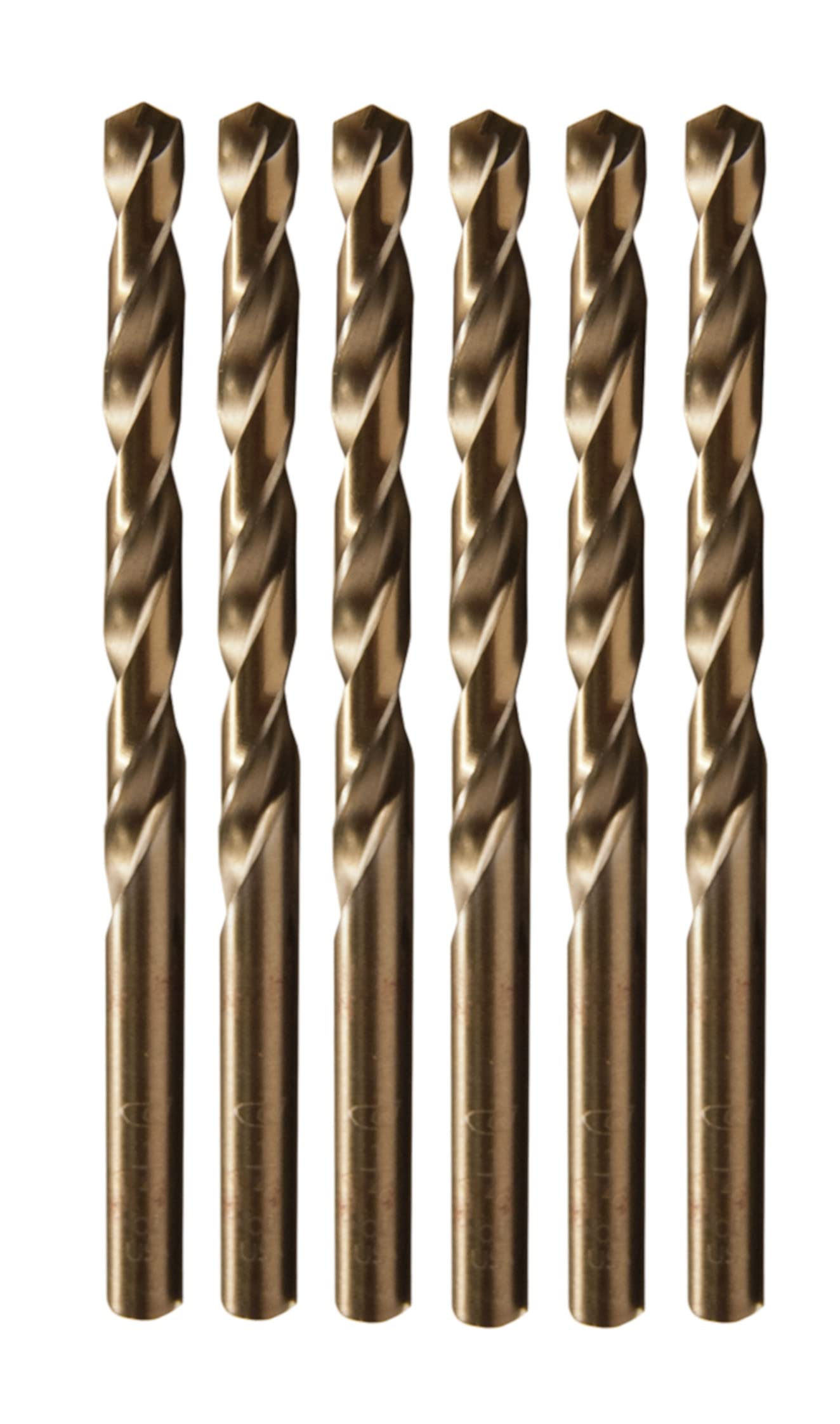 Century Drill & Tool, 26816, 1",Jobber Drill Bit,ProGrade, Cobalt Steel, High Speed Drill Bit Pack