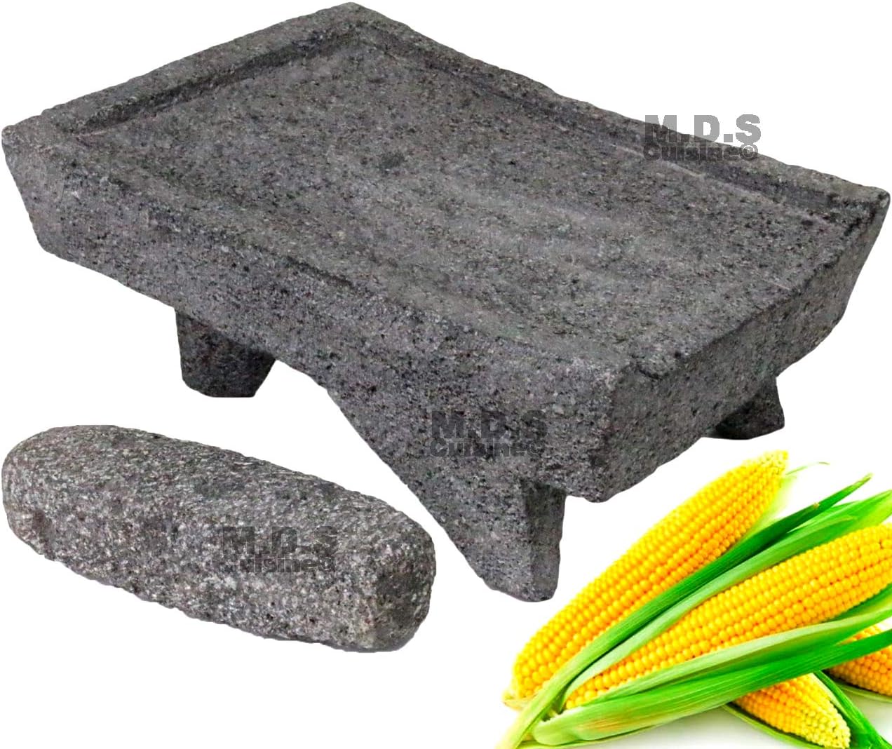 Amazon.com: Metate Mortar & Pestle 12