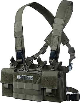 ONETIGRIS マルチカム タクティカルベスト Amazon.co.jp: [ONETIGRIS] オリジナル チェストリグ 軽量