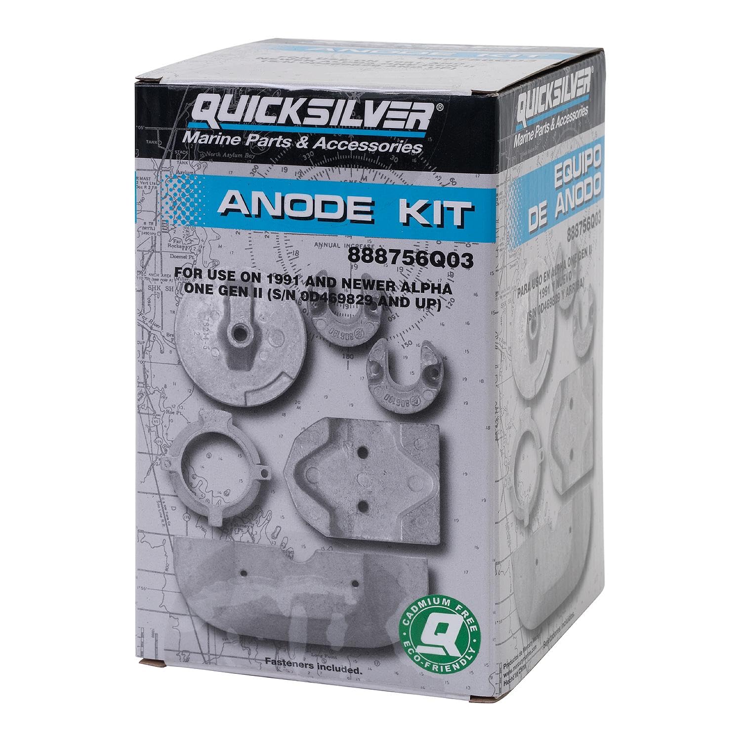 QUIKSILVER AQUA α XL Amazon.com : Quicksilver 888756Q03 Aluminum Anode Kit for Alpha