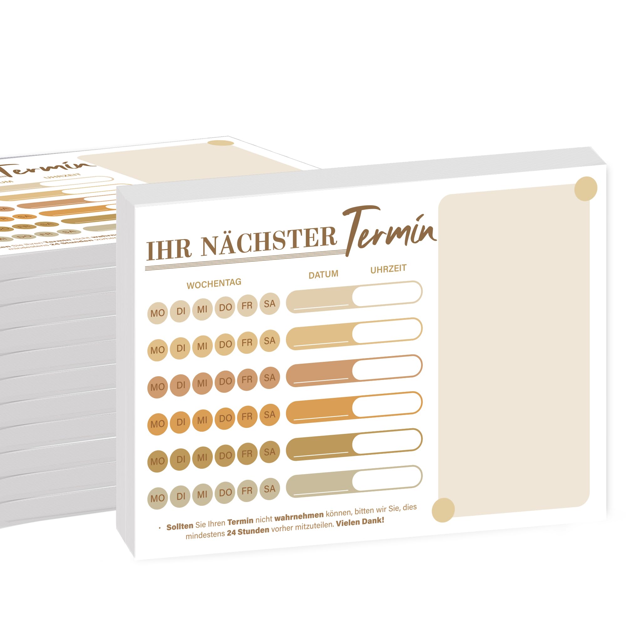 Terminzettel Praxis 2026 | 12 x Terminblock | ​Terminblöcke mit 600 Terminzetteln | DIN-A7 Terminzettel 6 Termine pro Zettel für Ärzte, Heilpraktiker, Physio, Massage, Studios, Kosmetik | Büro Gadgets