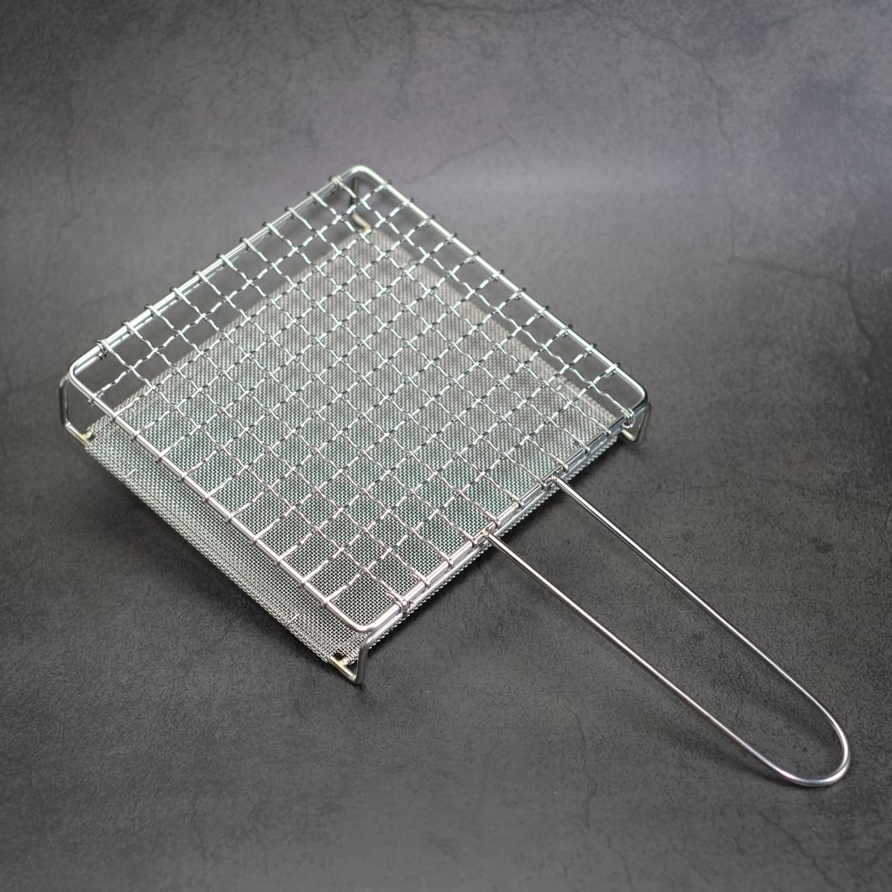 Amazon | 辻和金網 ステンレス製 手付焼網（受け付）正方形 小サイズ