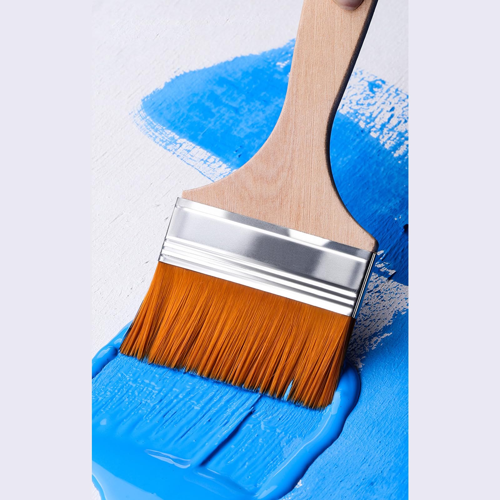 10 pennelli con setole morbide e manico in legno, include 1 paio di guanti per armadi da parete e bordi, strumenti per la pulizia della casa