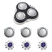 Vista 5 de 3X - Cuchilla de afeitar de repuesto para Philips Norelco 7950XL, 7800XL, 7800XLcc, 7810XL, 7380XL, 7360XL, 7350XL, 7345XL, 7340XL, 7325XL, 7315XL