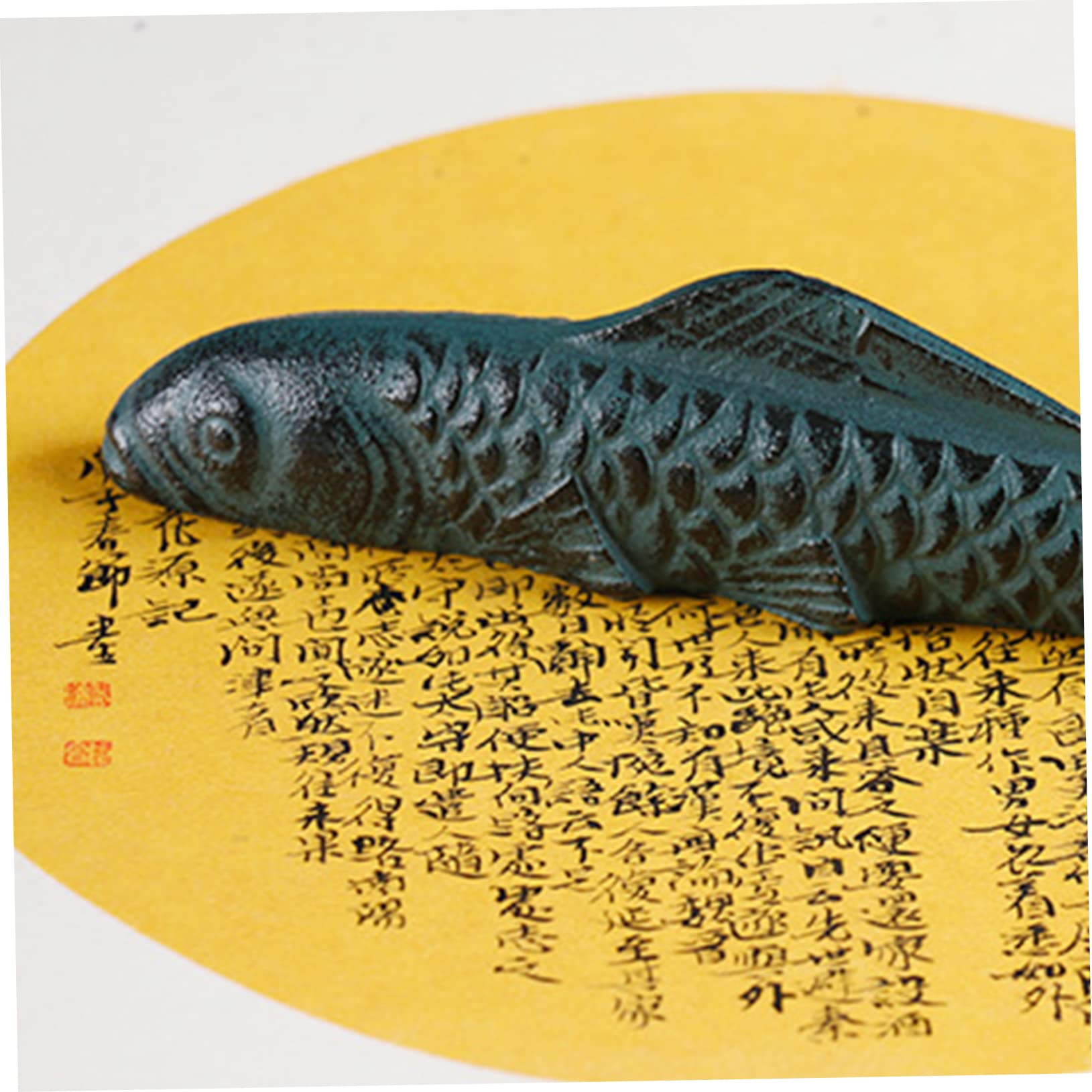 Levemolo Fermacarte in Ghisa Fermacarte Di Calligrafico Per Scrivania in Per Calligrafia e Sumi