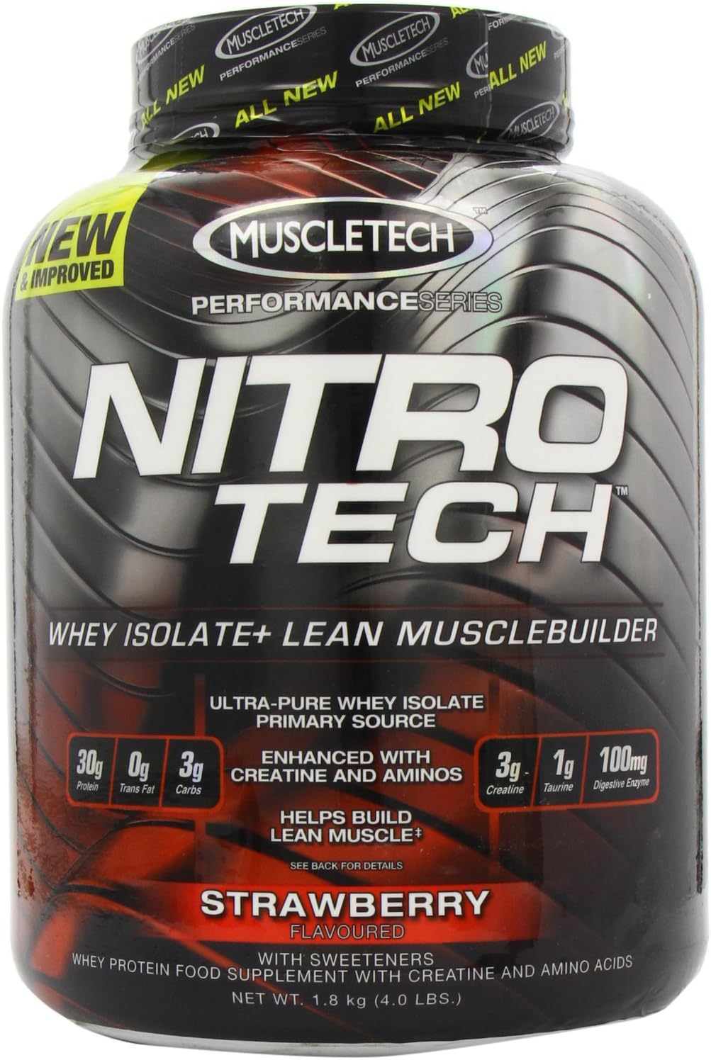 MuscleTech Nitro-Tech Hardcore Pro Series Strawberry 1.8Kg