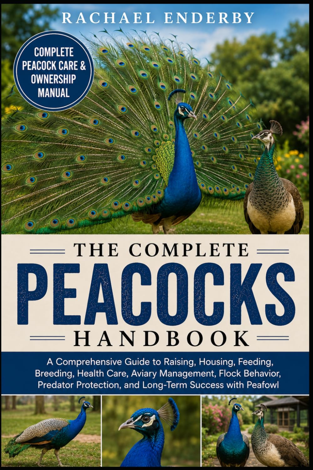 THE COMPLETE PEACOCKS HANDBOOK: A Comprehensive Guide to Raising, Housing, Feeding, Breeding, Health Care, Aviary Management, Flock Behavior, Predator Protection, and Long-Term Success with Peafowl