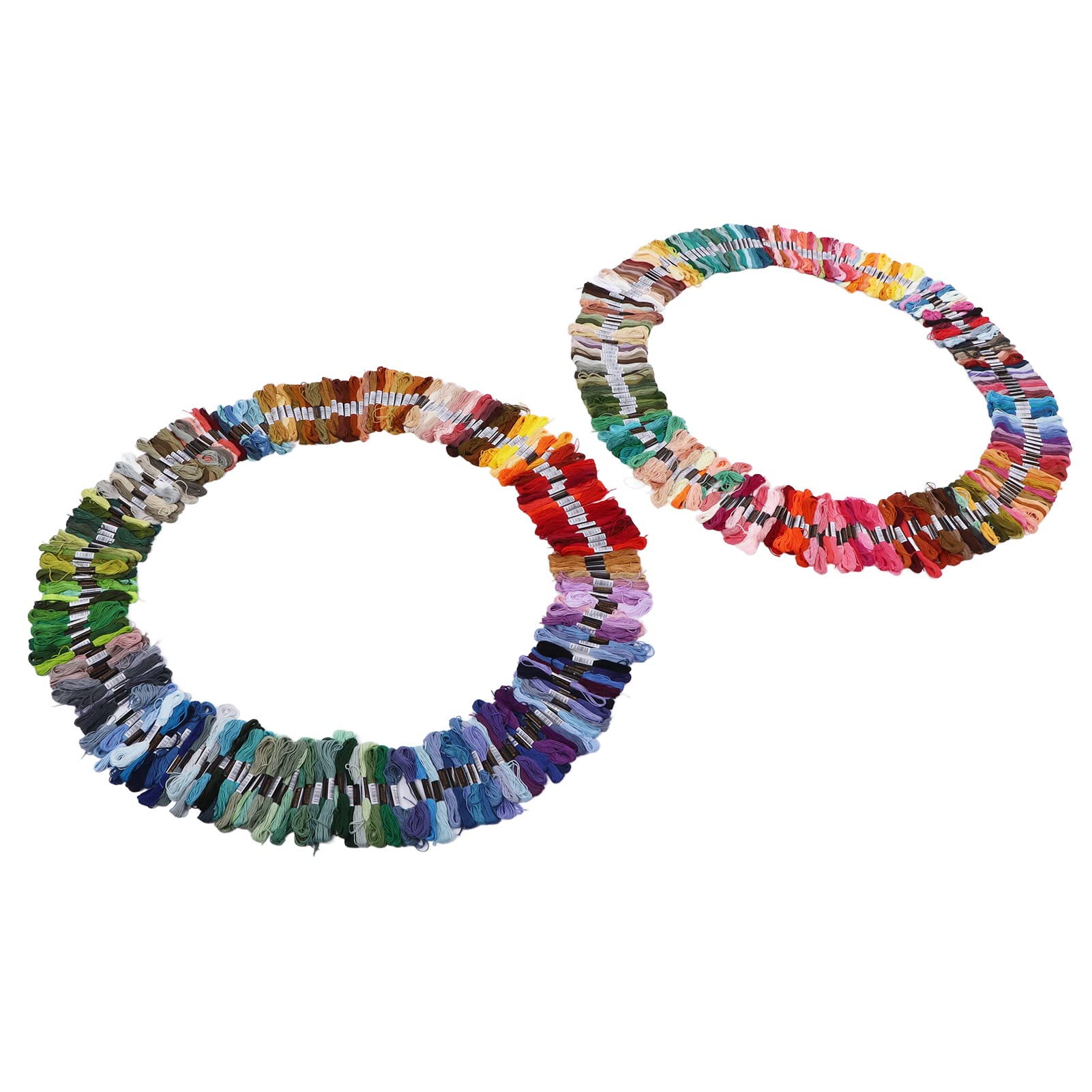 Sticktwist, 447 Stränge, gemischte Farben, Kreuzstichgarn, mehrfarbig, kein Verblassen, Polyester, Nähzubehör für die Herstellung von Armbändern, Garnen, Puppen,