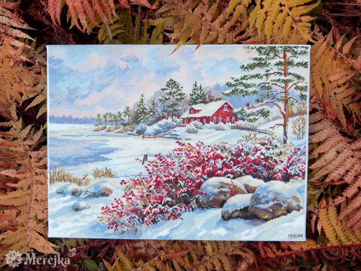 Merejka Cross Stitch kit The Lake House