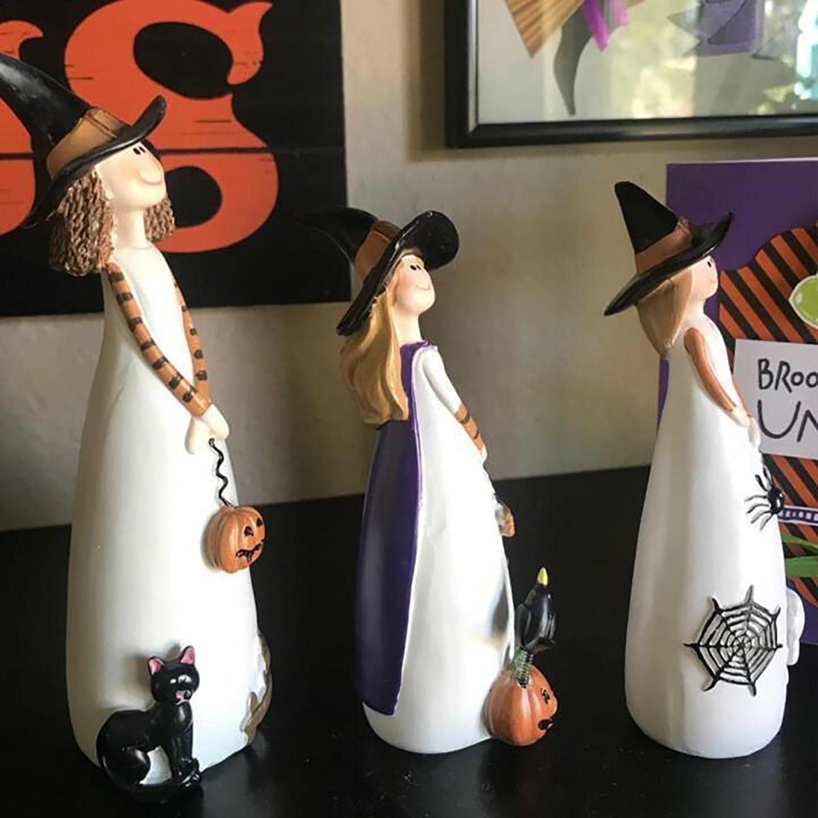 Gothic Heks Halloween Hars Beeldje, Festival Collectible