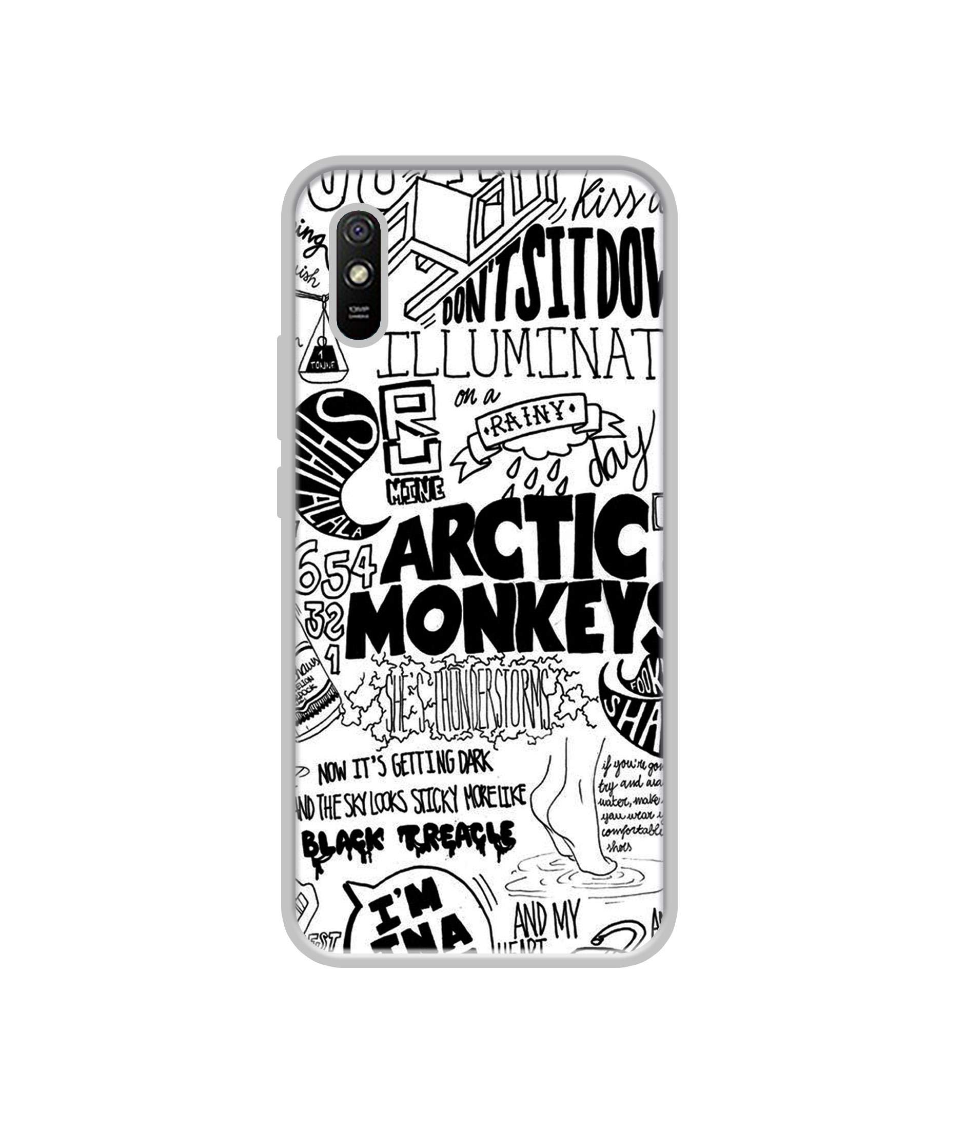 Arctic Monkeys Pattern Design Printed Silicon Soft TPU Back Case Cover for Mi Redmi 9A / Redmi 9i
