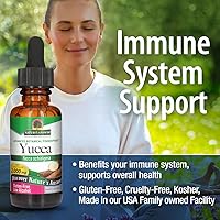 Vista 4 de Nature's Answer Suplemento de extracto de raíz de yuca con alcohol orgánico, 1 onza líquida Apoya la función inmunológica Promueve el bienestar*