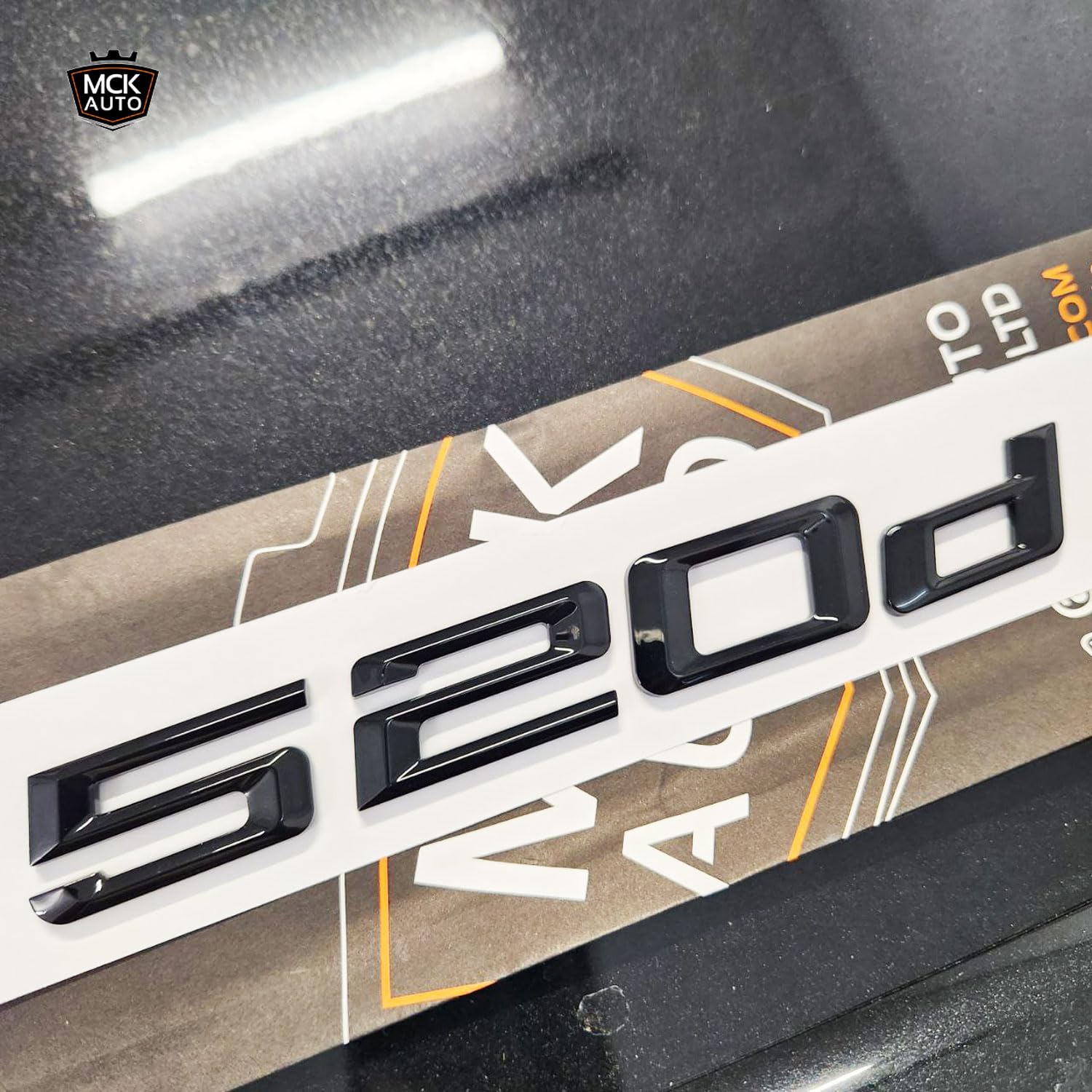 Glanz Schwarz 430d Auto Kofferraum Emblem BMW Heck Glanz Schwarz Auto Buchstaben & Nummern – Flache Abzeichen Für Kofferraum Von BMW & Anderen BMW Abzeichen Kofferraum