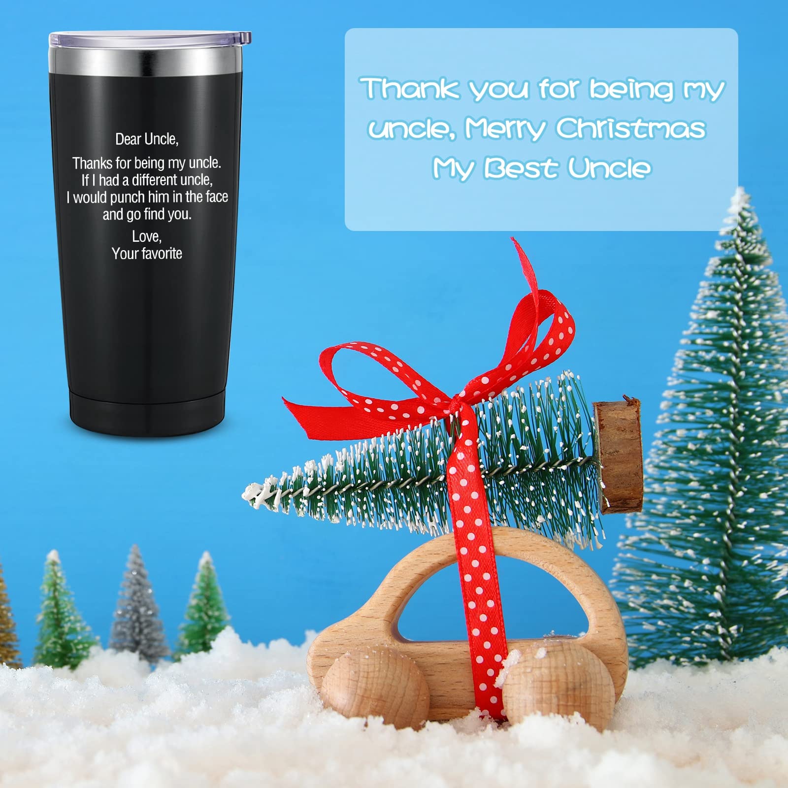 Taza De Regalo Para Tío Con Mensaje 'You Are A Really Great Uncle' - 11 Oz, Cerámica Blanca, Apta Lavavajillas Y Microondas